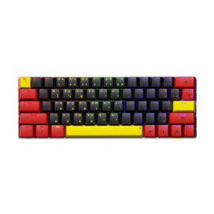 KEYBOARD (คีย์บอร์ด) NEOLUTION E-SPORT PANTEON (RED DARK GREY) (BROWN SWITCH) (EN/TH)
